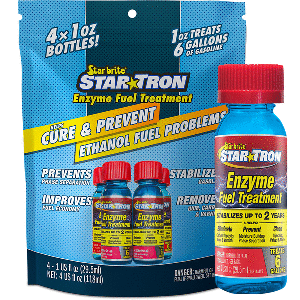 Star brite Star-Tron Enzyme Fuel Treatment - Classic Gas Formula - Contains (4) 1 oz Bottles