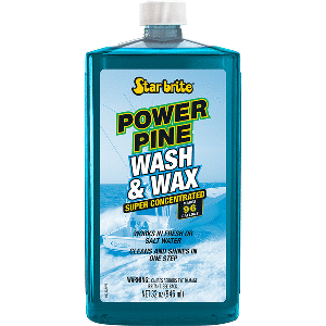 Star brite Power Pine Boat Wash & Wax - Concentrated Marine Grade Formula - 32 oz