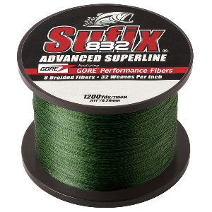 Sufix 832&reg; Advanced Superline&reg; Braid - 30lb - Low-Vis Green - 1200 yds