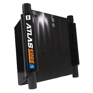 T-H Marine ATLAS&trade; EDGE 8" Set Back Hydraulic Jack Plate - Classic - Black