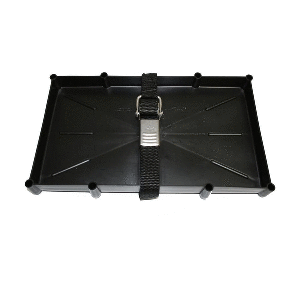 T-H Marine 31 Series Battery Holder Tray w/Stainless Buckled Strap