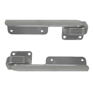 TACO Command Ratchet Hinges - 9-3/8" - Polished 316 Stainless Steel - Pair