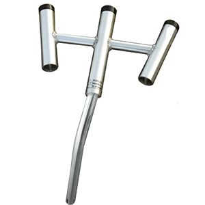 WAHOO Industries Replacement Aluminum Prop Stick J Hook 127-J