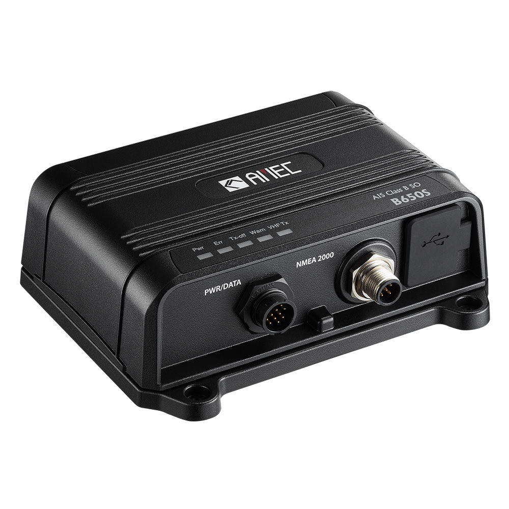AMEC B650S Class B AIS Transceiver w/VHF Antenna Splitter - 5W-SOTDMA, NMEA 2000, NMEA 0183, USB