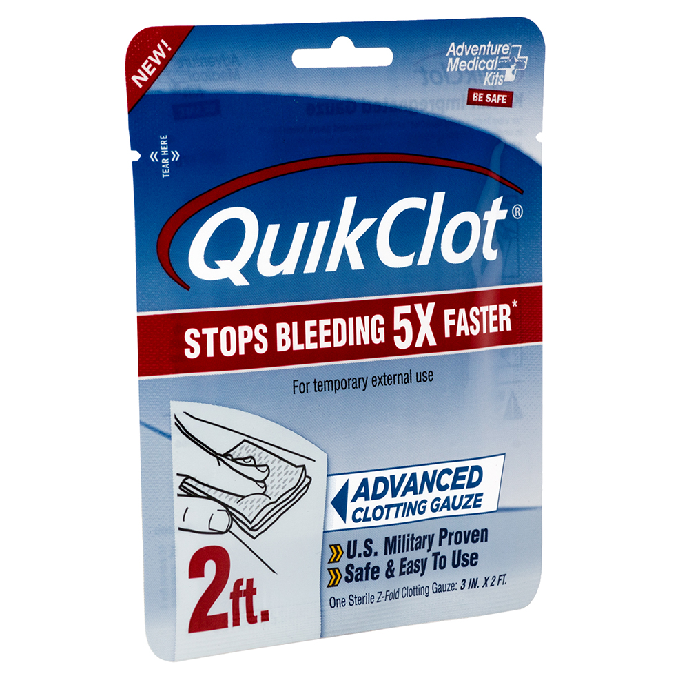 QuikClot Advanced Clotting - Gauze 3" x 2'