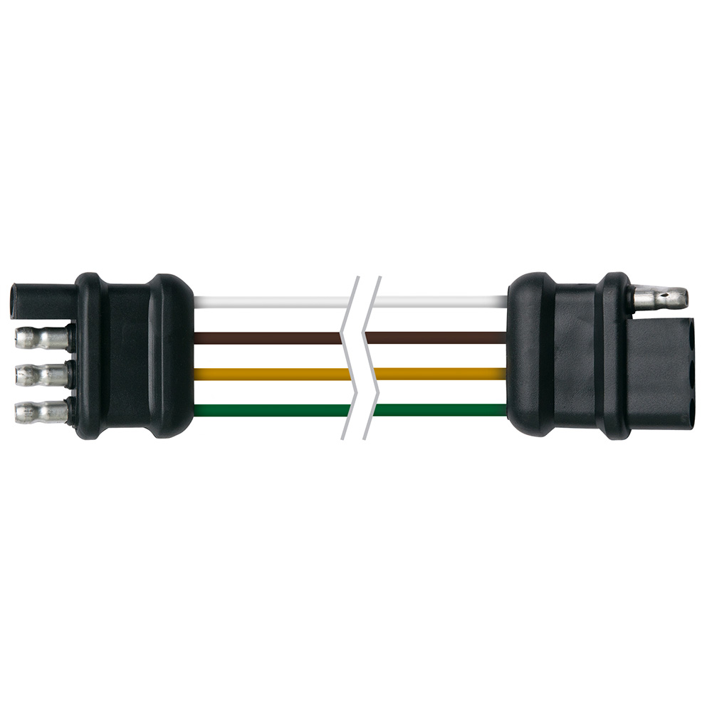 Ancor Trailer Connector-Flat 4-Wire - 12" Loop