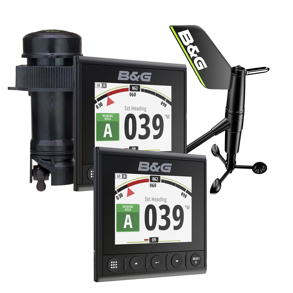 B&G Triton2 Speed, Depth & Wireless Wind System Pack - 2 Triton&sup2; 4.1" Color Display, DST810 Transducer, WS320 Wireless Wind Sensor & NMEA2000 Starter Kit
