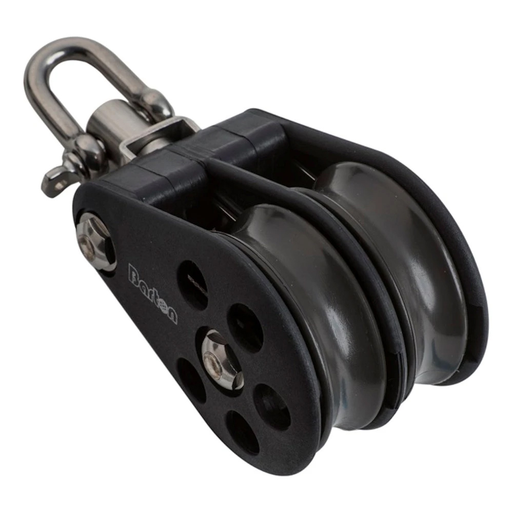 Barton Size 5 54mm Plain Bearing Pulley Block Double Block & Swivel