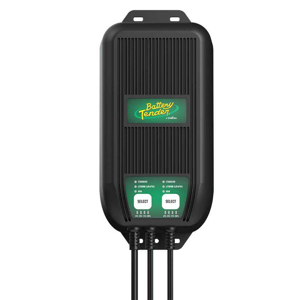 Battery Tender WaveCharge® Pro 2-Bank, 12V, 20A Battery Charger