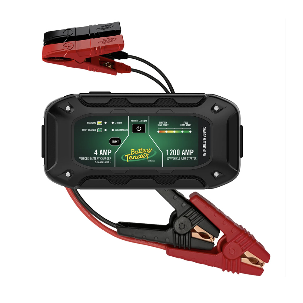 Battery Tender Charge N Start 4120 4 Amp Battery Charger & 1200 Amp Jump Starter