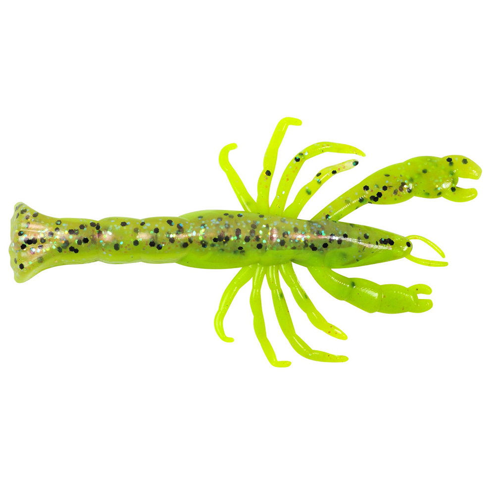 Berkley Gulp!® Ghost Shrimp - Chartreuse Belly Shrimp