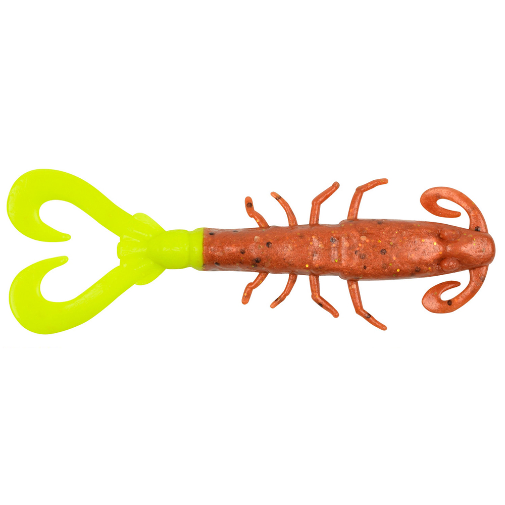 Berkley Gulp!® Mantis Shrimp - New Penny/Chartreuse