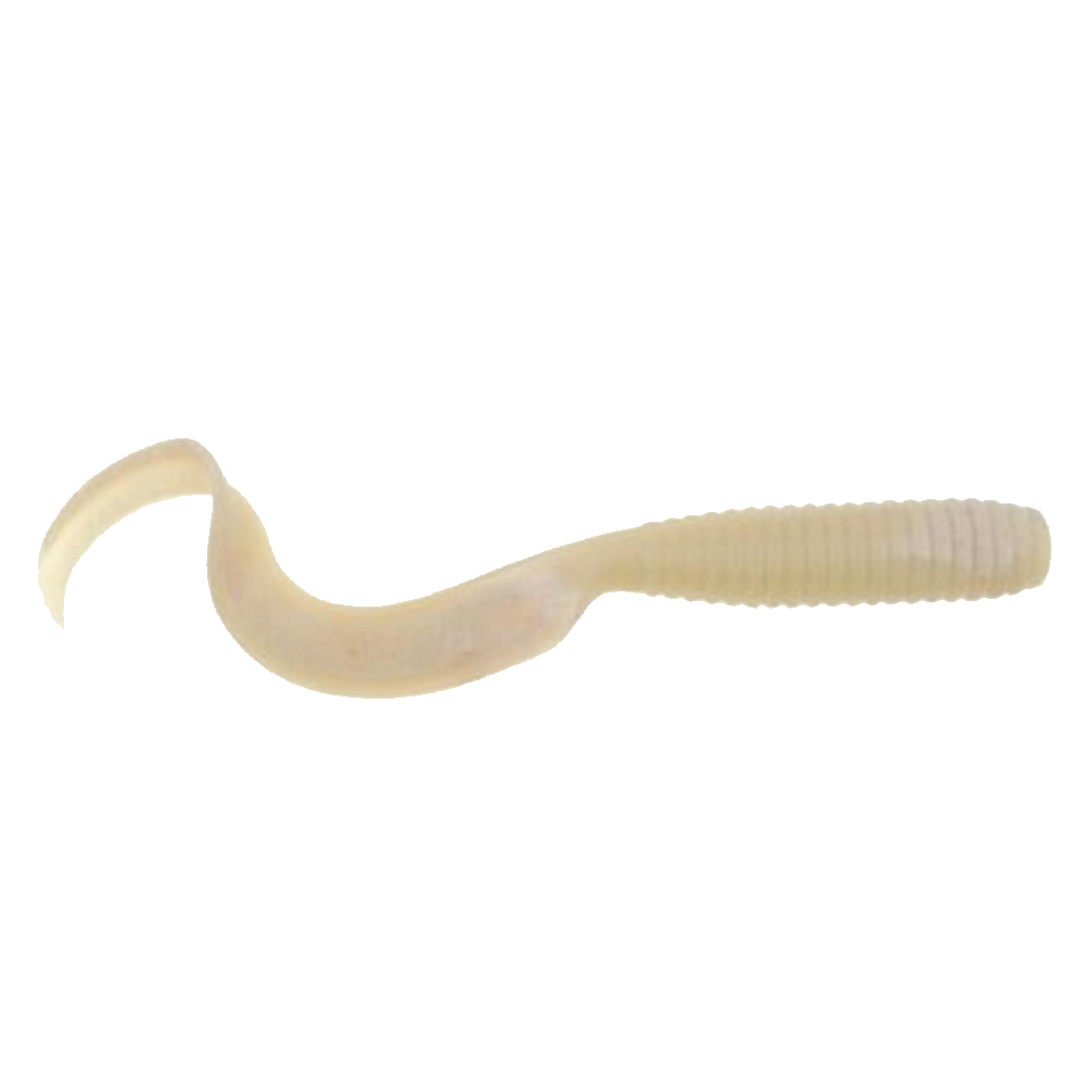 Berkley Gulp!® Saltwater Grub - 5" - White Glow