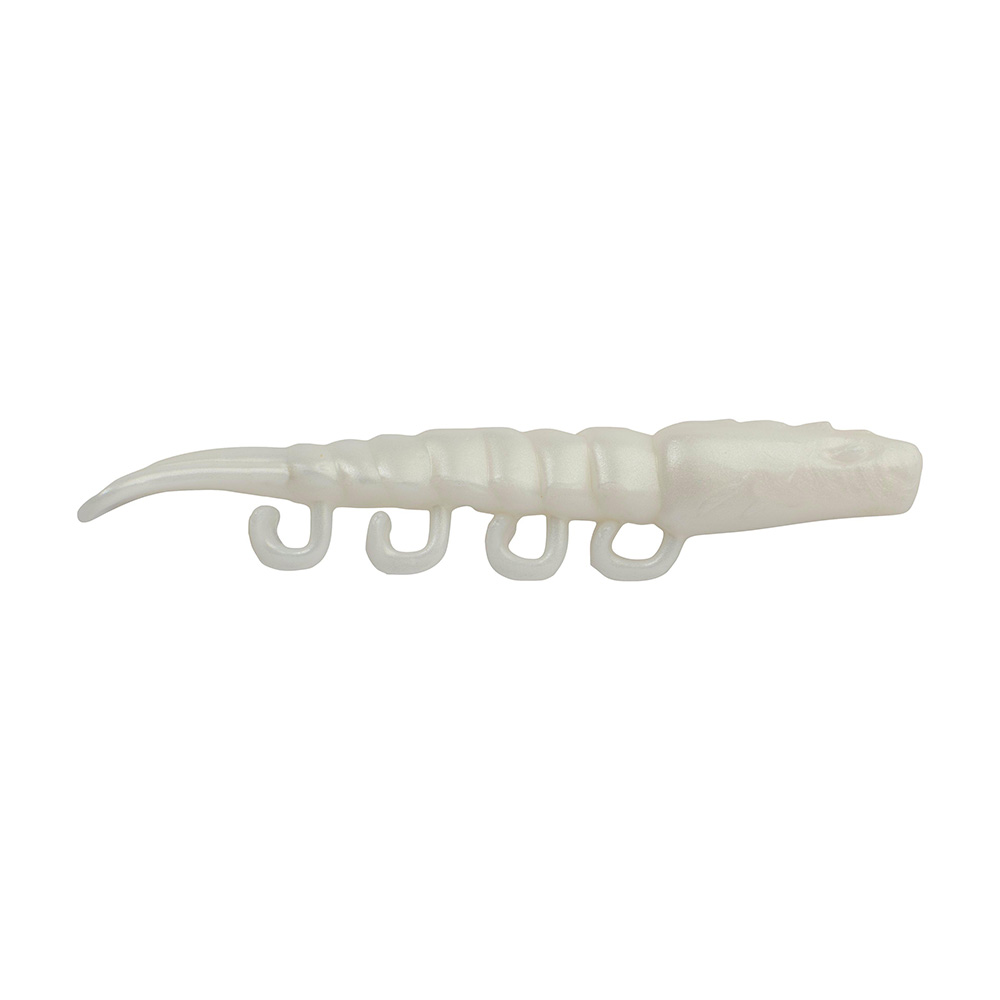 Berkley Gulp!® Saltwater Turbo Shrimp - 4" - Pearl White GSTBS4-PW