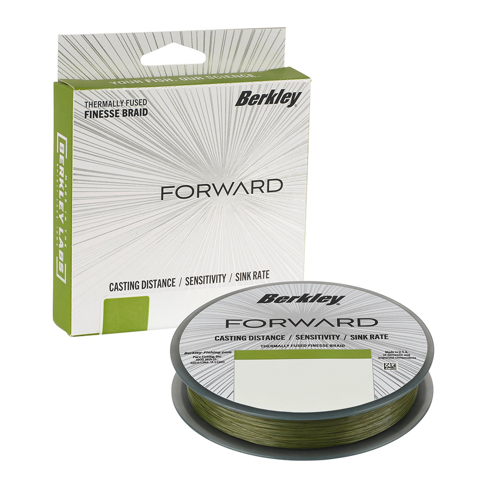Berkley FORWARD Braid 4lb Low-Vis Green 150yd BFBFS4-22