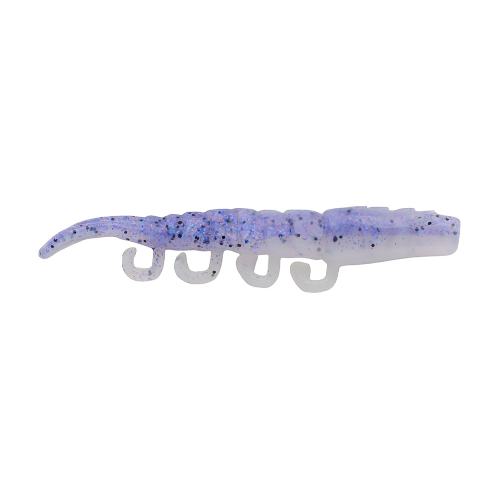 Berkley Gulp!® Saltwater Turbo Shrimp - 5" - Violet Haze Fleck