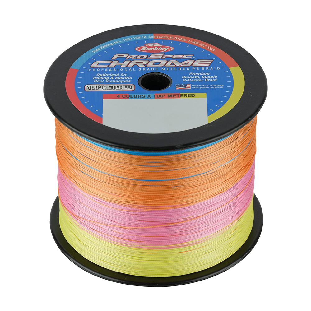 Berkley ProSpec&reg; Chrome 4 x 100' Metered Braid - 50lb - 3500yd