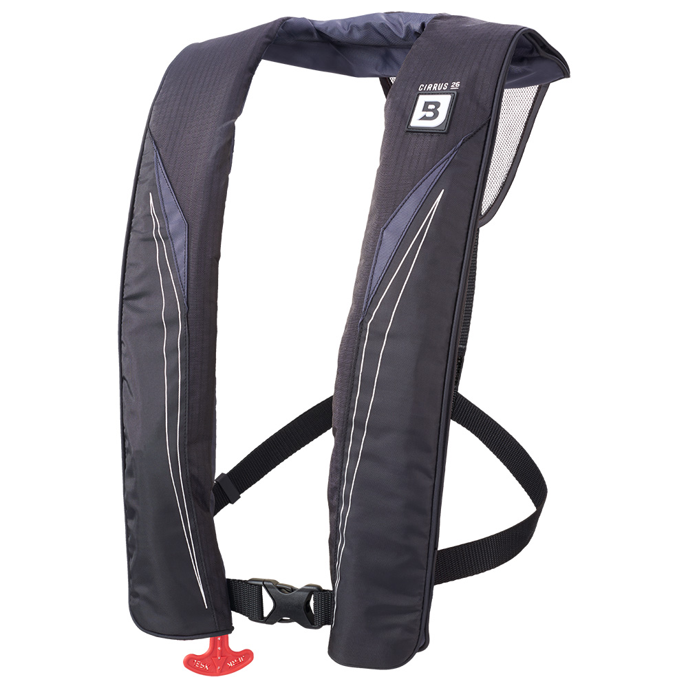 Bluestorm Cirrus 26 Auto/Manual Type V Inflatable PFD - Apex Black