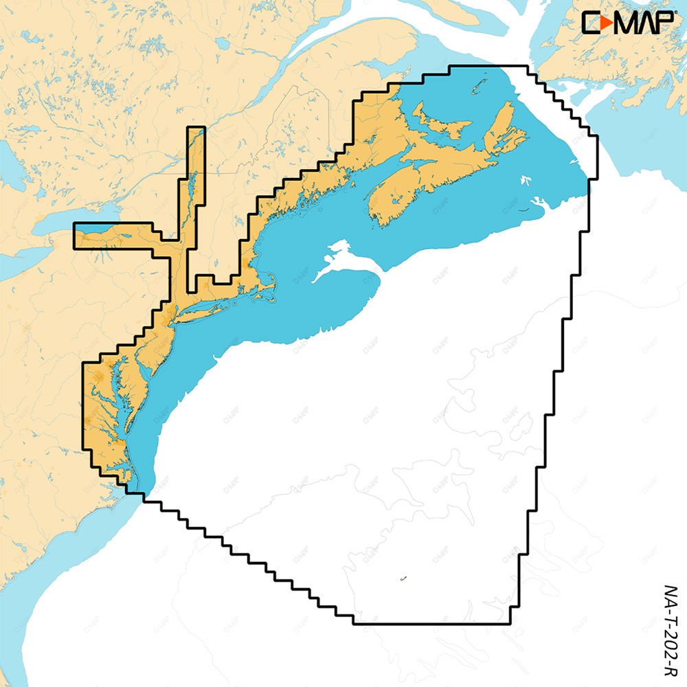 C-MAP REVEAL™ X - Nova Scotia to the Chesapeake Bay