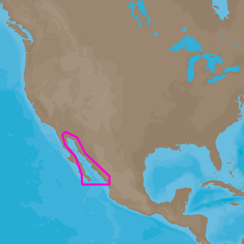 C-MAP  4D NA-D950 Gulf of Califonia , Mexico
