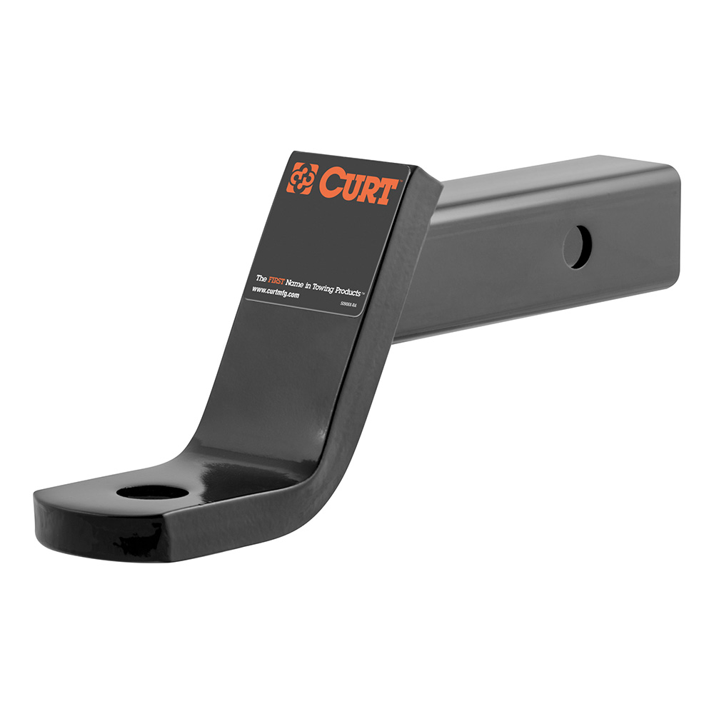 CURT Class 3 Ball Mount - 2" Shank - 7,500 lbs - 4" Drop & 8-1/4" Long