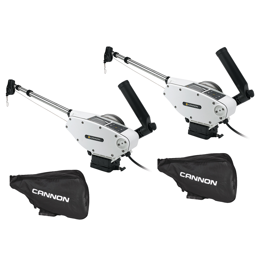 Cannon Optimum™ 10 Tournament Series (TS) BT Electric Downrigger 2-Pack w/Black Covers