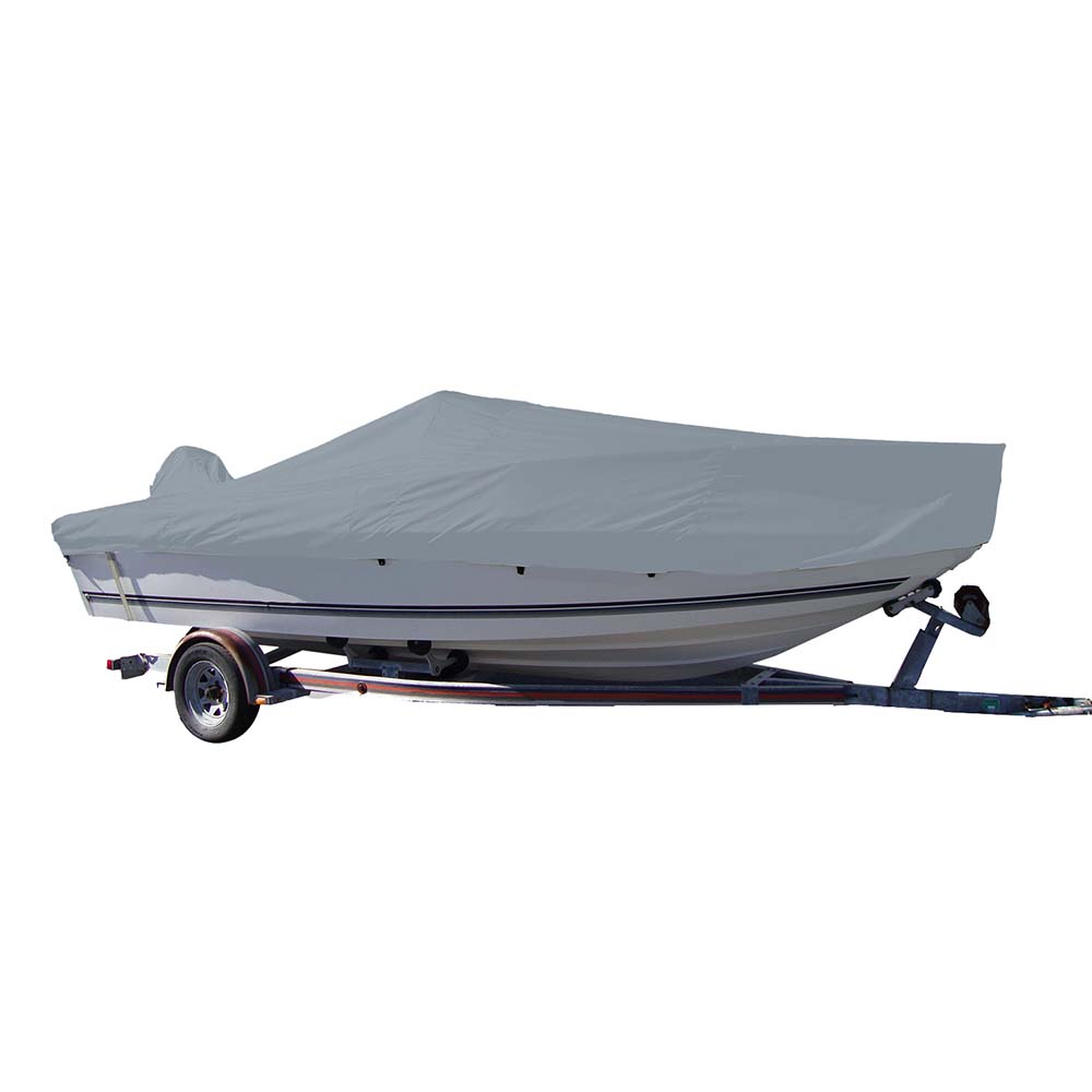 Carver Sun-DURA® Styled-to-Fit Boat Cover f/18.5' V-Hull Center Console Fishing Boat - Grey