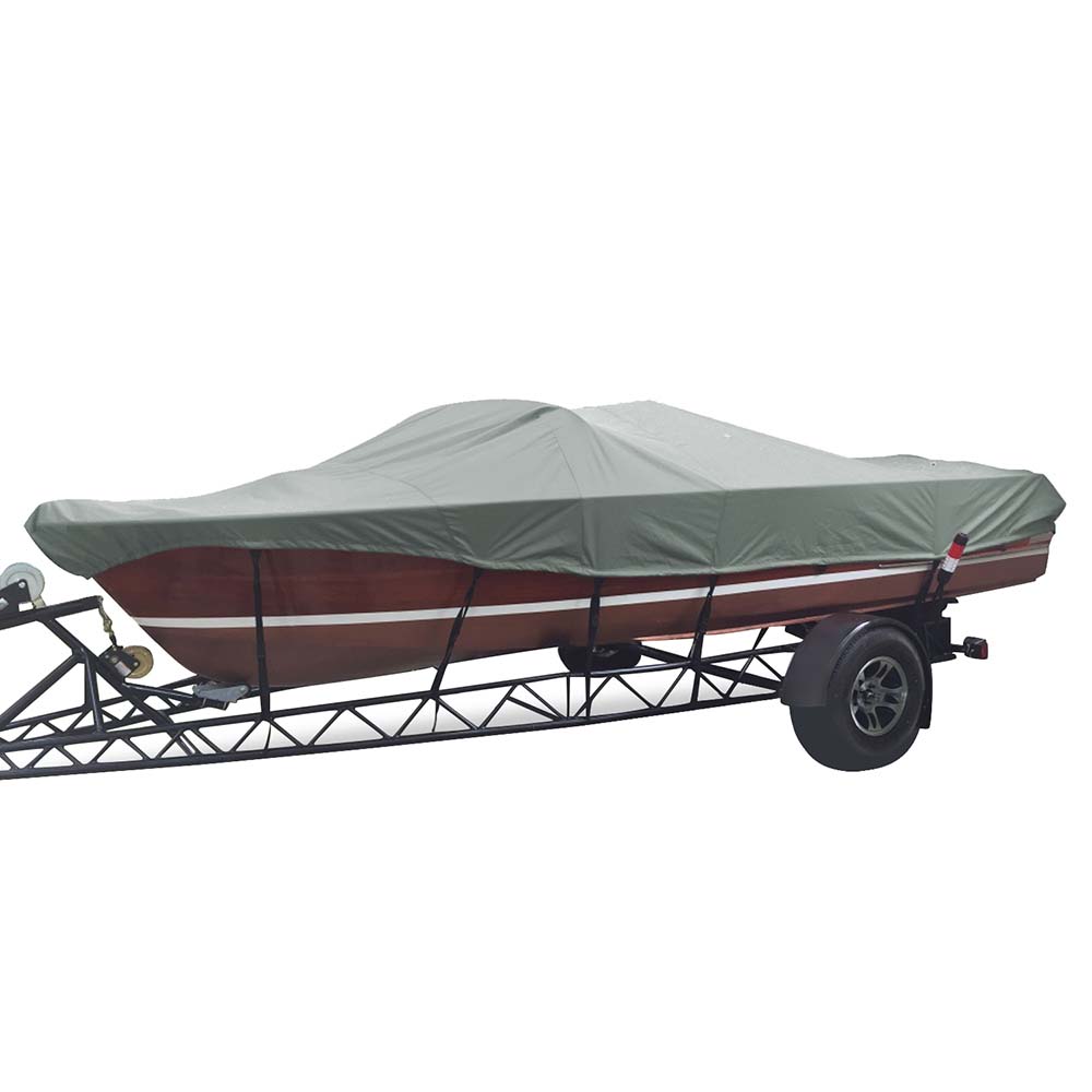 Carver Sun-DURA® Styled-to-Fit Boat Cover f/19.5' Tournament Ski Boats - Grey