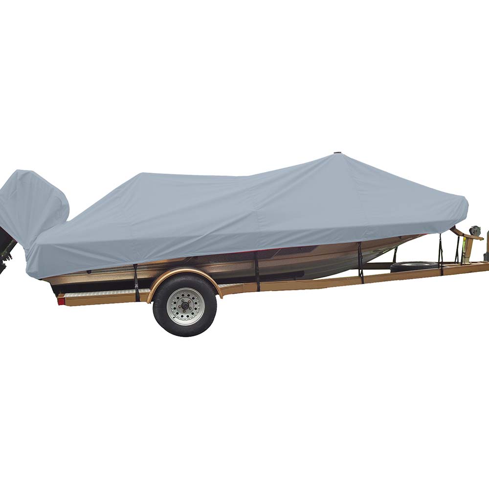 Carver Sun-DURA® Styled-to-Fit Boat Cover f/17.5' Wide Style Bass Boats - Grey