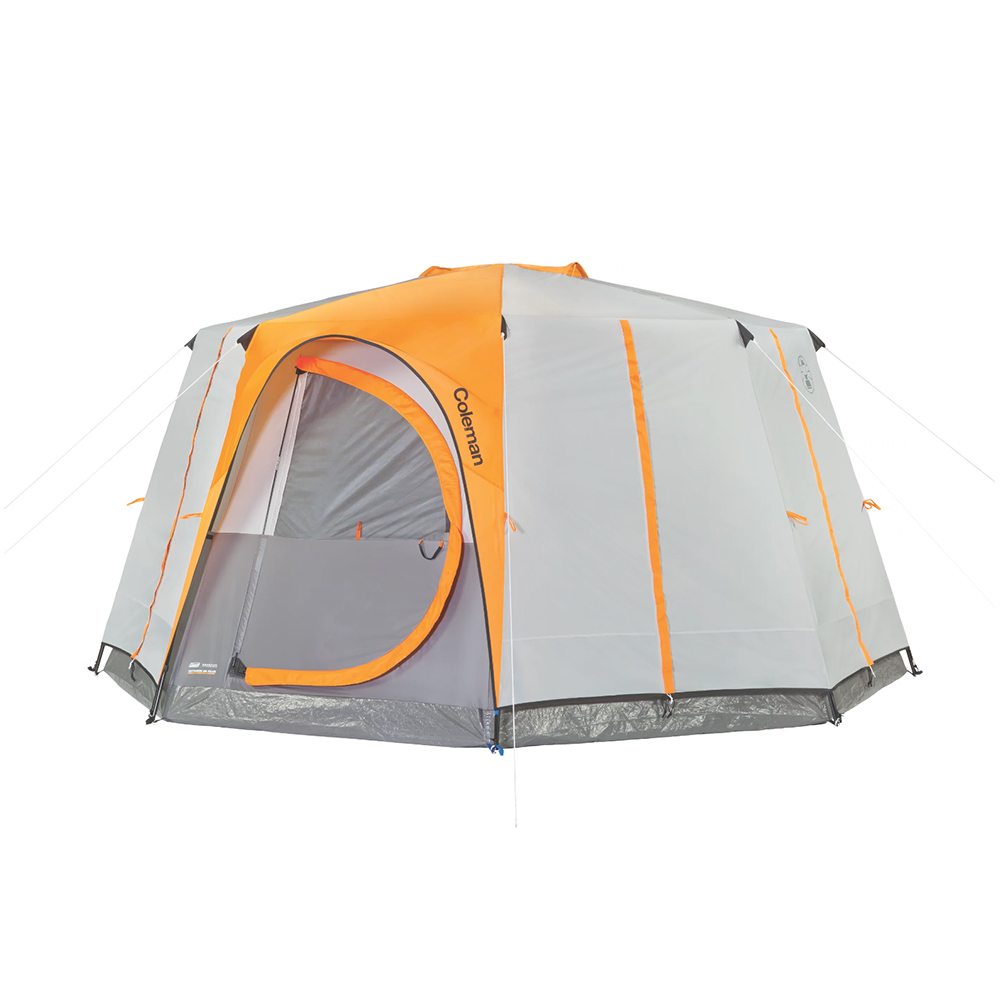 Coleman Octagon 98 w/Full Fly 8-Person Tent - Orange