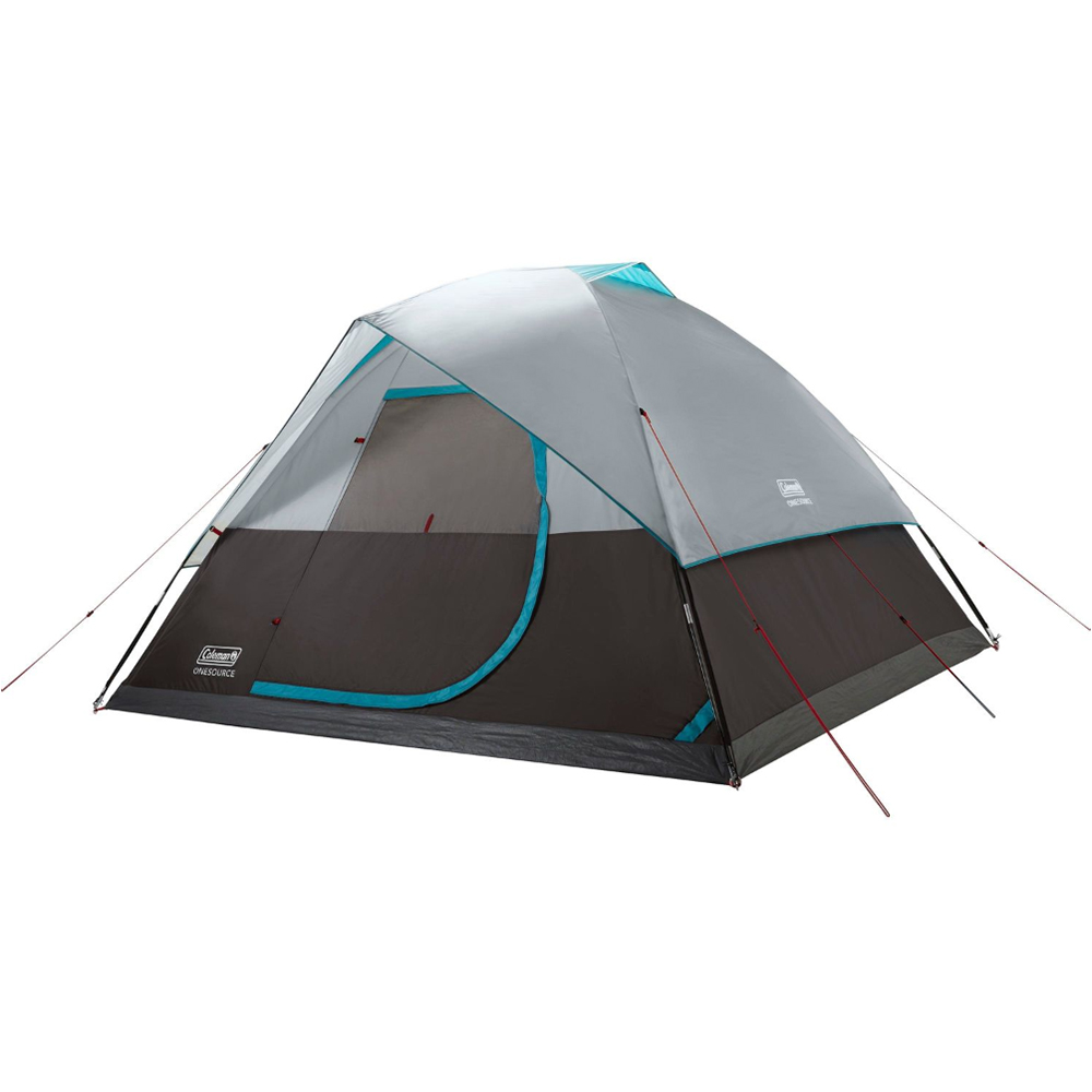 Coleman OneSource Rechargeable 6-Person Camping Dome Tent w/Airflow System & LED Lighting