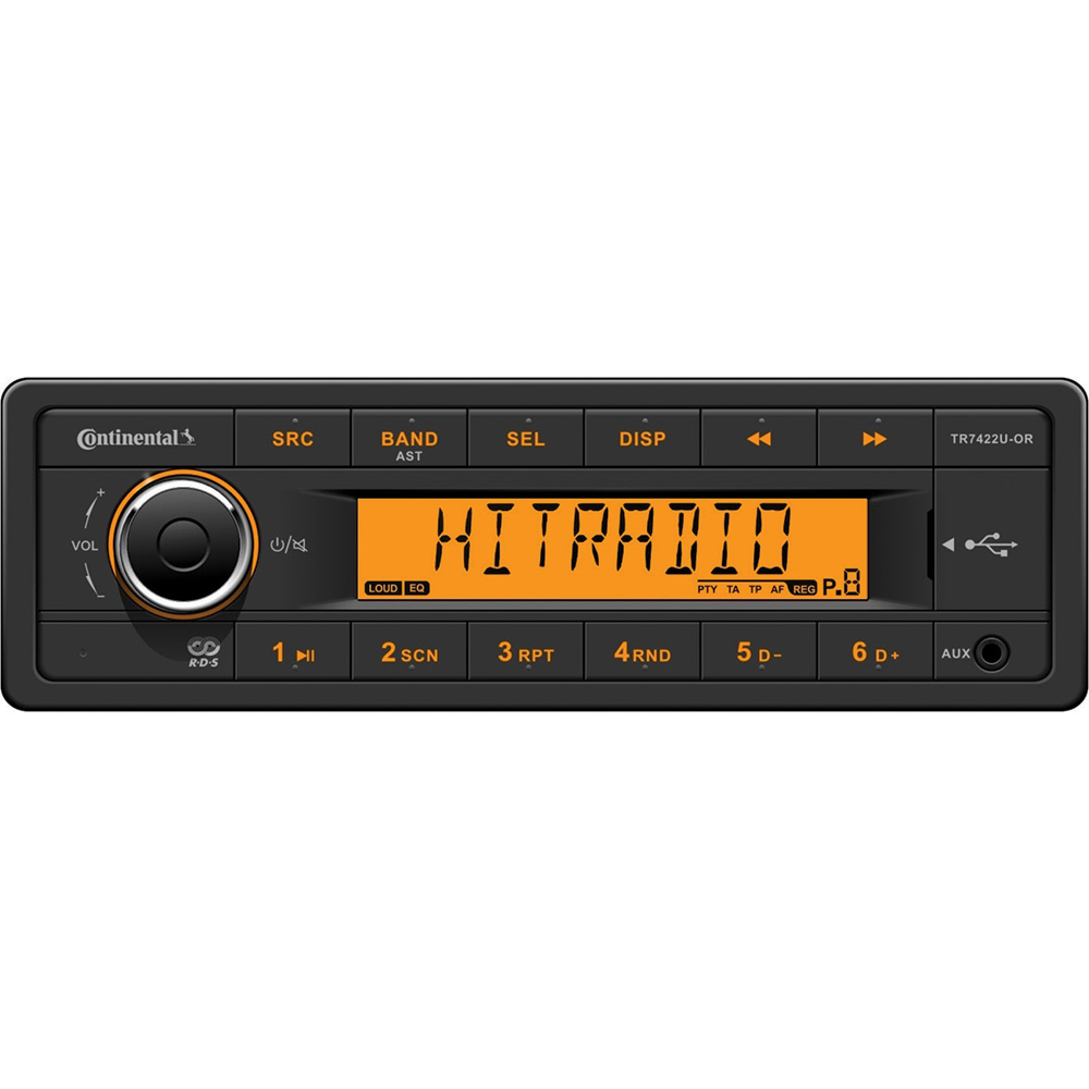 Continental Stereo w/AM/FM/USB - 24V