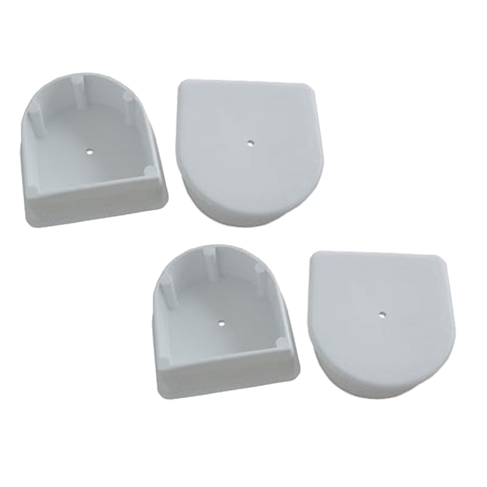 Dock Edge Small End Plug - White *4-Pack
