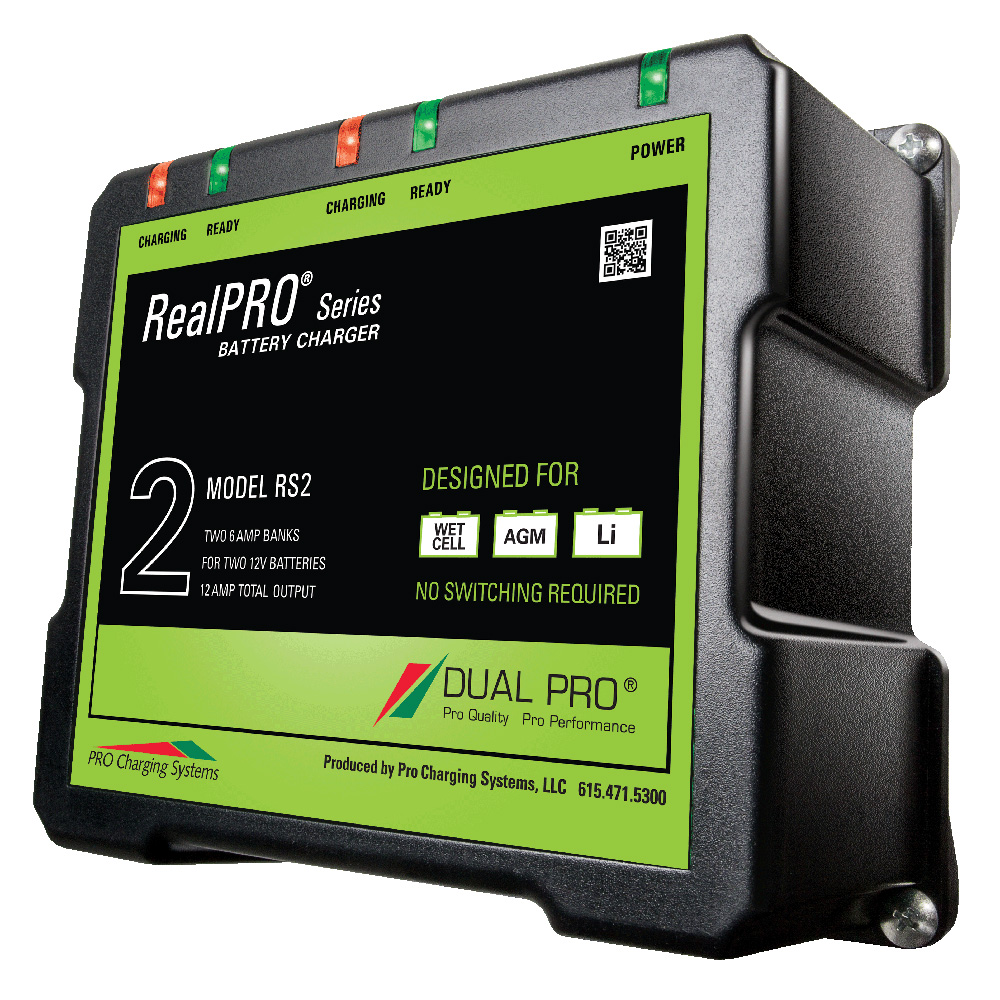 Dual Pro RealPRO Series Battery Charger - 12A - 2-6A-Banks - 12V/24V