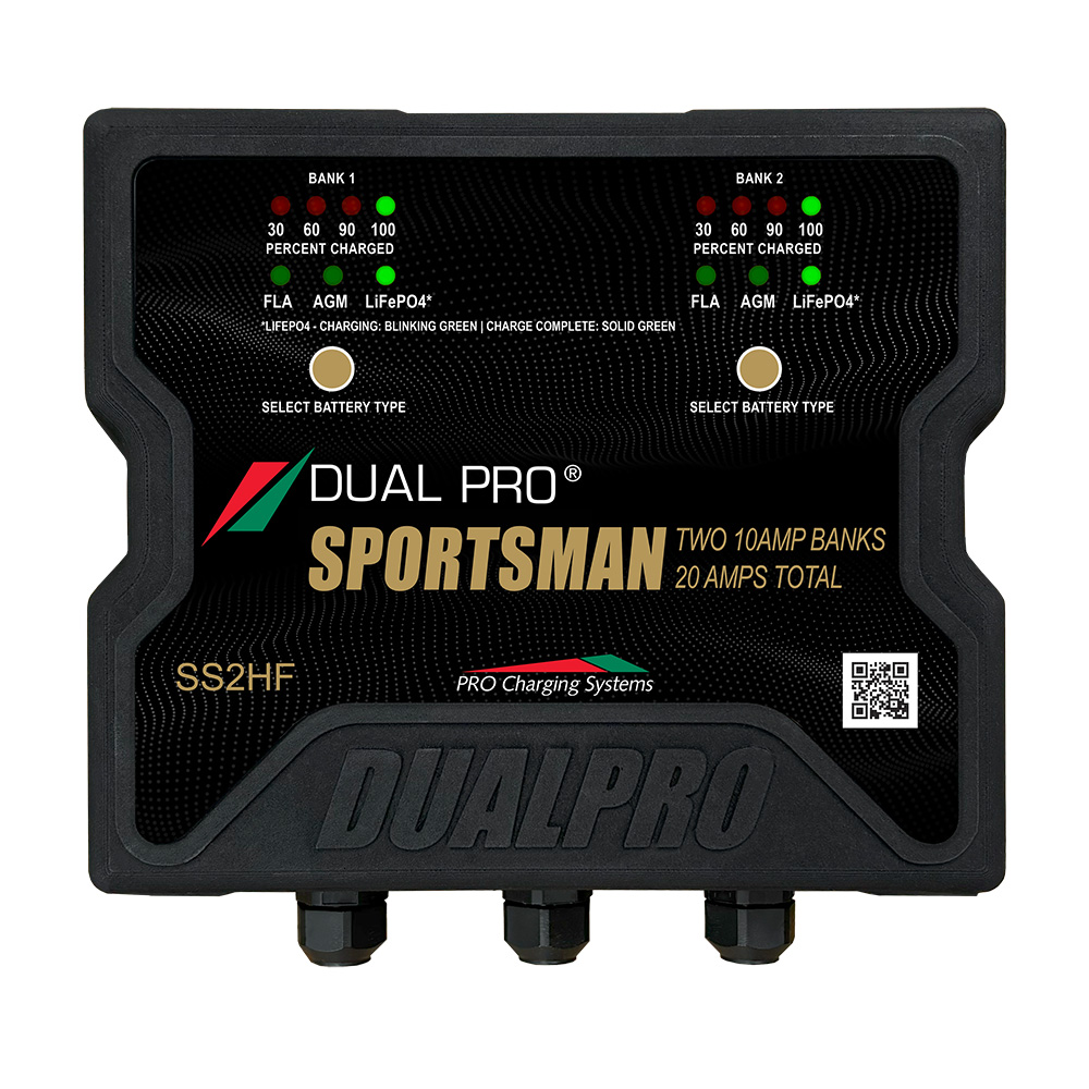 Dual Pro Sportsman Series HF Battery Charter - 20 Amp - 2 Bank