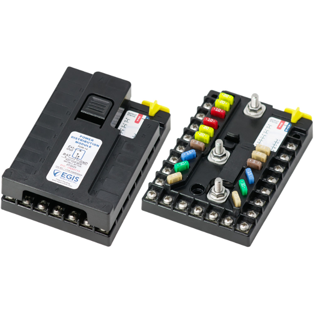Egis PDM 14 Circuit + Ground 175A 12V w/Kill Switch