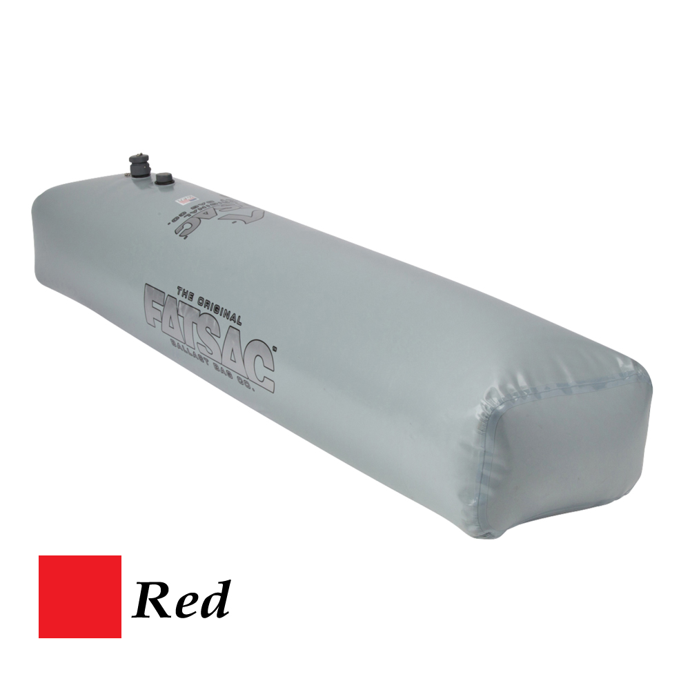 FATSAC Tube Fat Sac Ballast Bag - 370lbs - Red