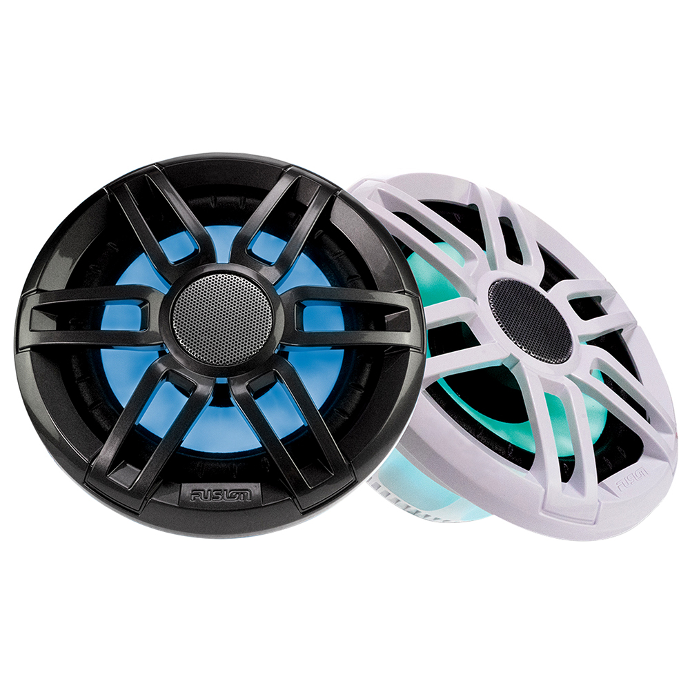 Fusion XS-FL77SPGW XS Series 7.7" Sports Marine Speakers w/RGB - Grey & White Grill Options