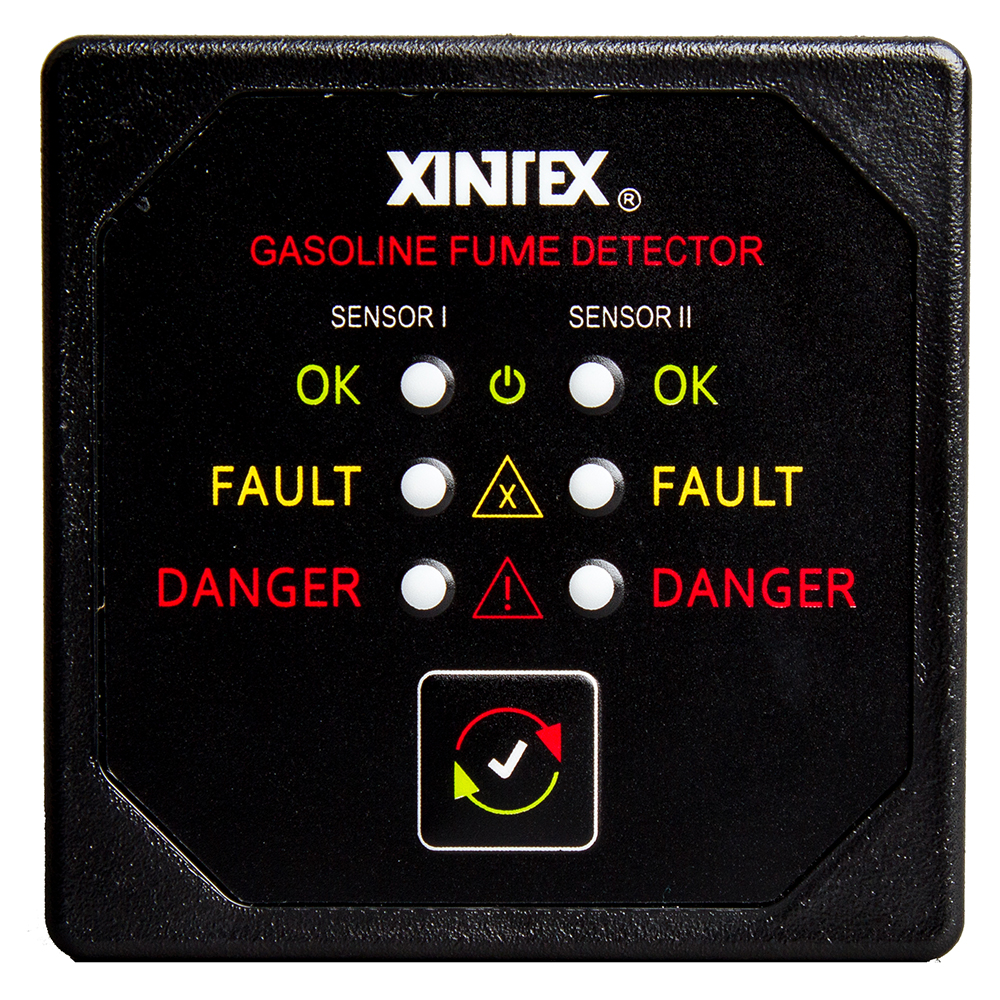 Fireboy-Xintex Gasoline Fume Detector w/Dual Channel - 12/24V