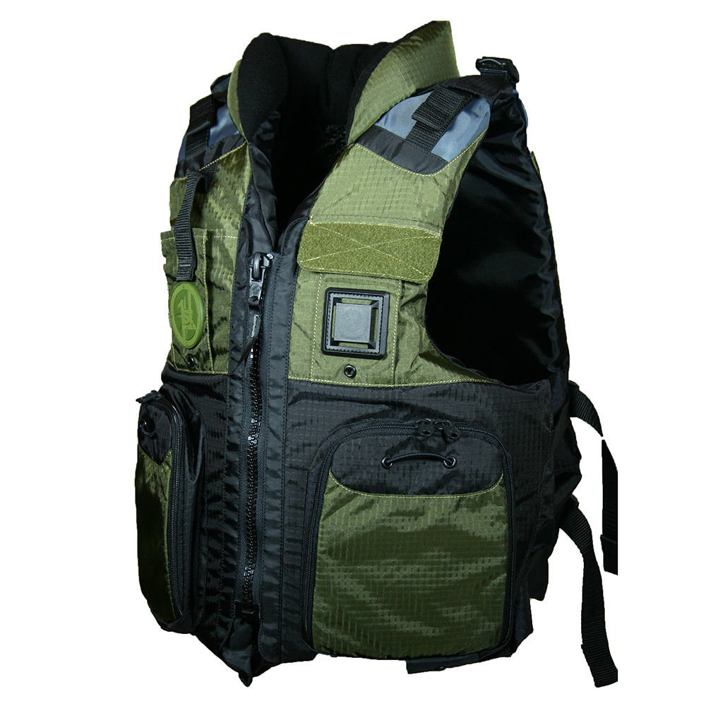 First Watch AV-800 Four Pocket Flotation Vest - OD Green - Large to XL 