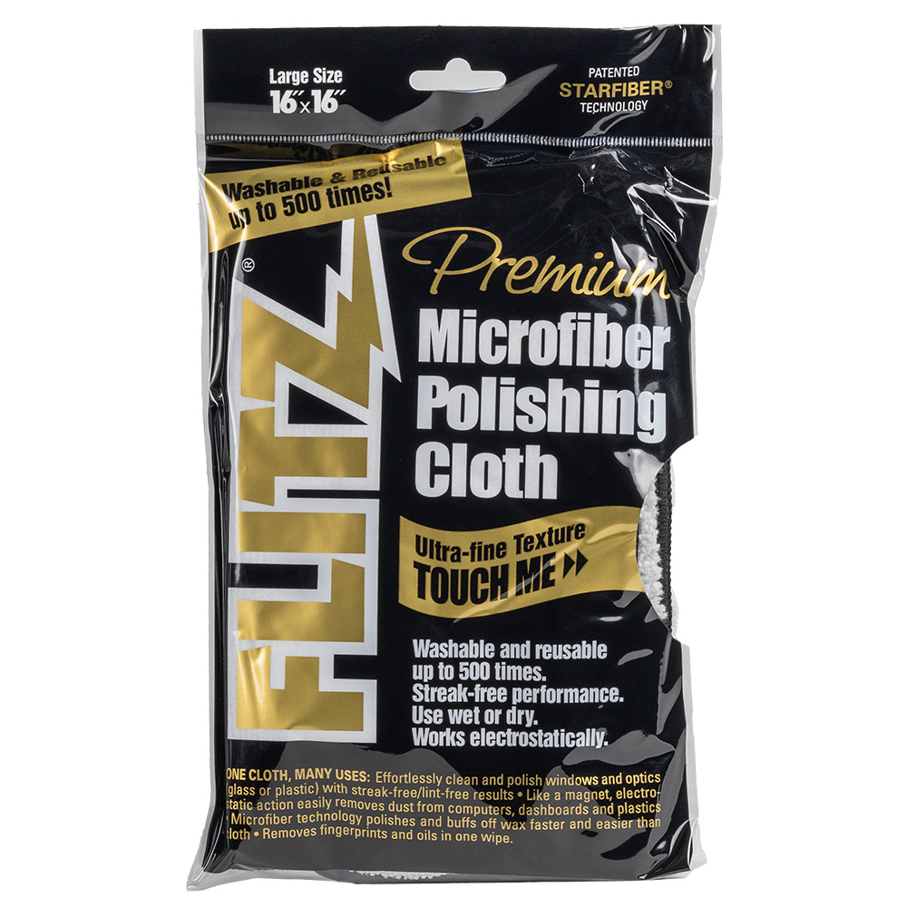 Flitz Microfiber Polishing Cloth - 16" x 16" - Single Bag