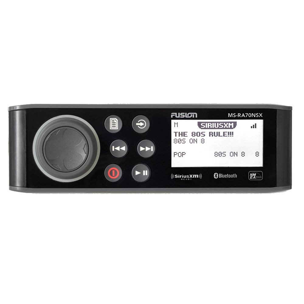Fusion MS-RA70NSX Stereo w/BT/AM/FM/SiriusXM - 2 Zone