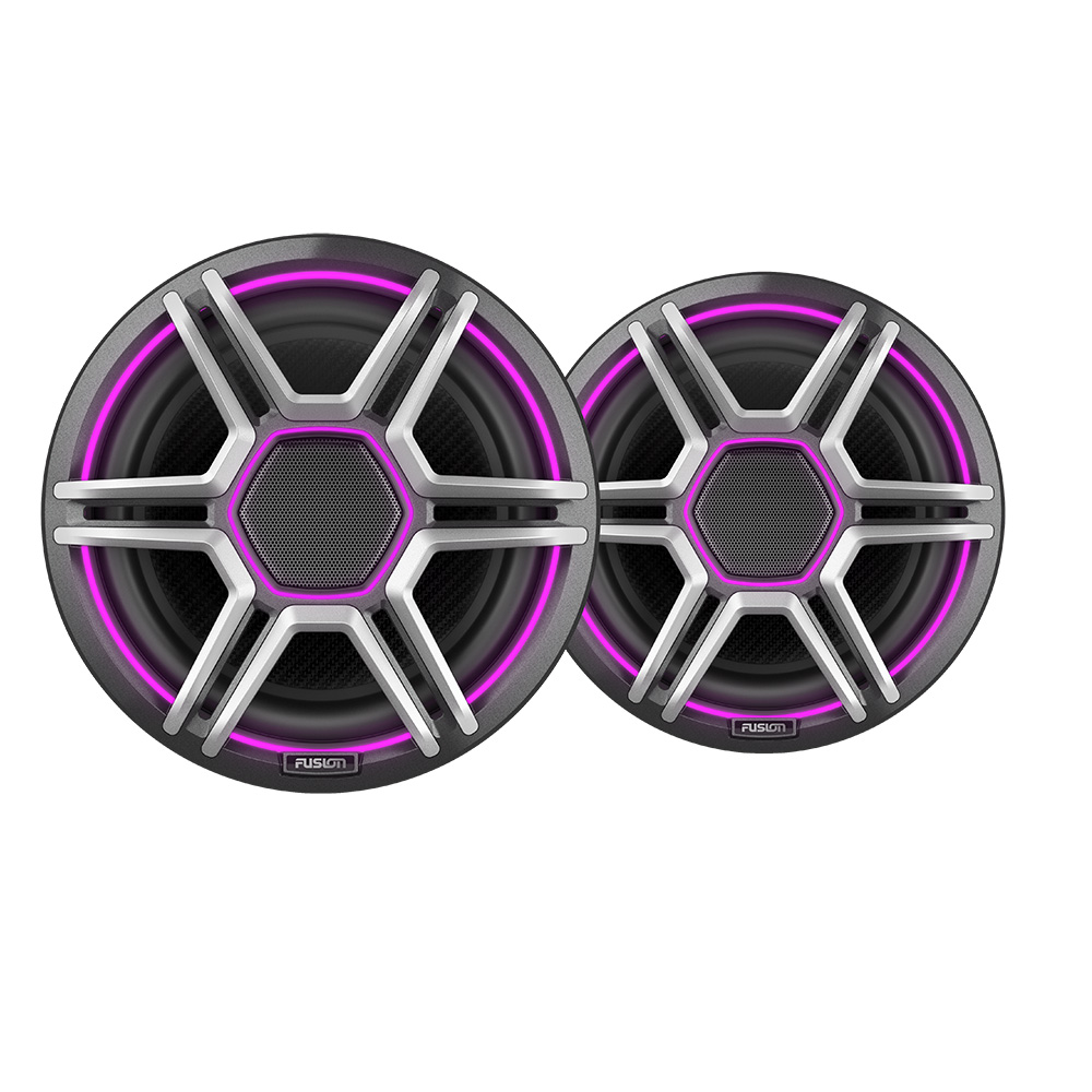 Fusion Apollo™ 8.8" LED Marine Speakers w/Sports Grey Grille