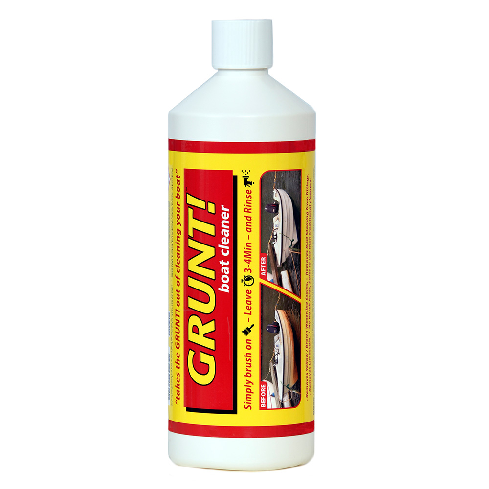 GRUNT! 32oz Boat Cleaner - Removes Waterline & Rust Stains