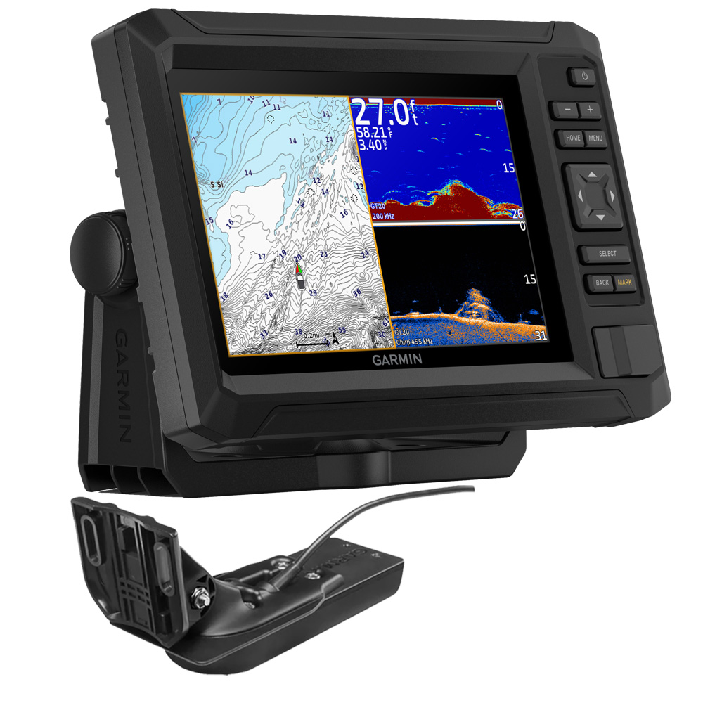 Garmin ECHOMAP™ UHD2 74CV Chartplotter/Fishfinder Combo w/US Coastal Maps & GT20-TM