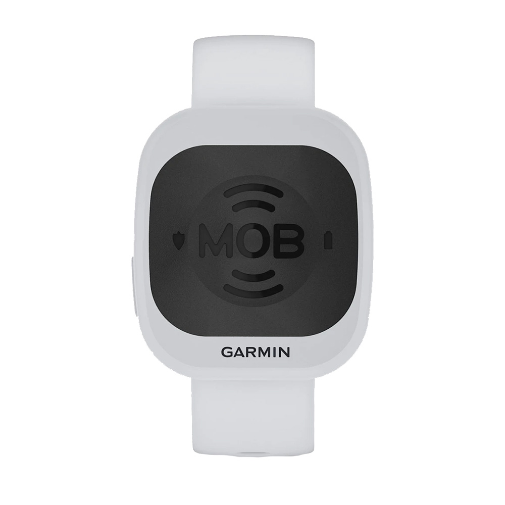 Garmin MOB Tag w/White Quick Release Band