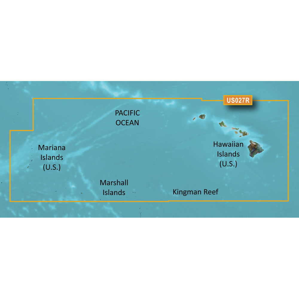 Garmin BlueChart® g3 HD - HXUS027R - Hawaiian Islands - Mariana Islands - microSD™/SD™