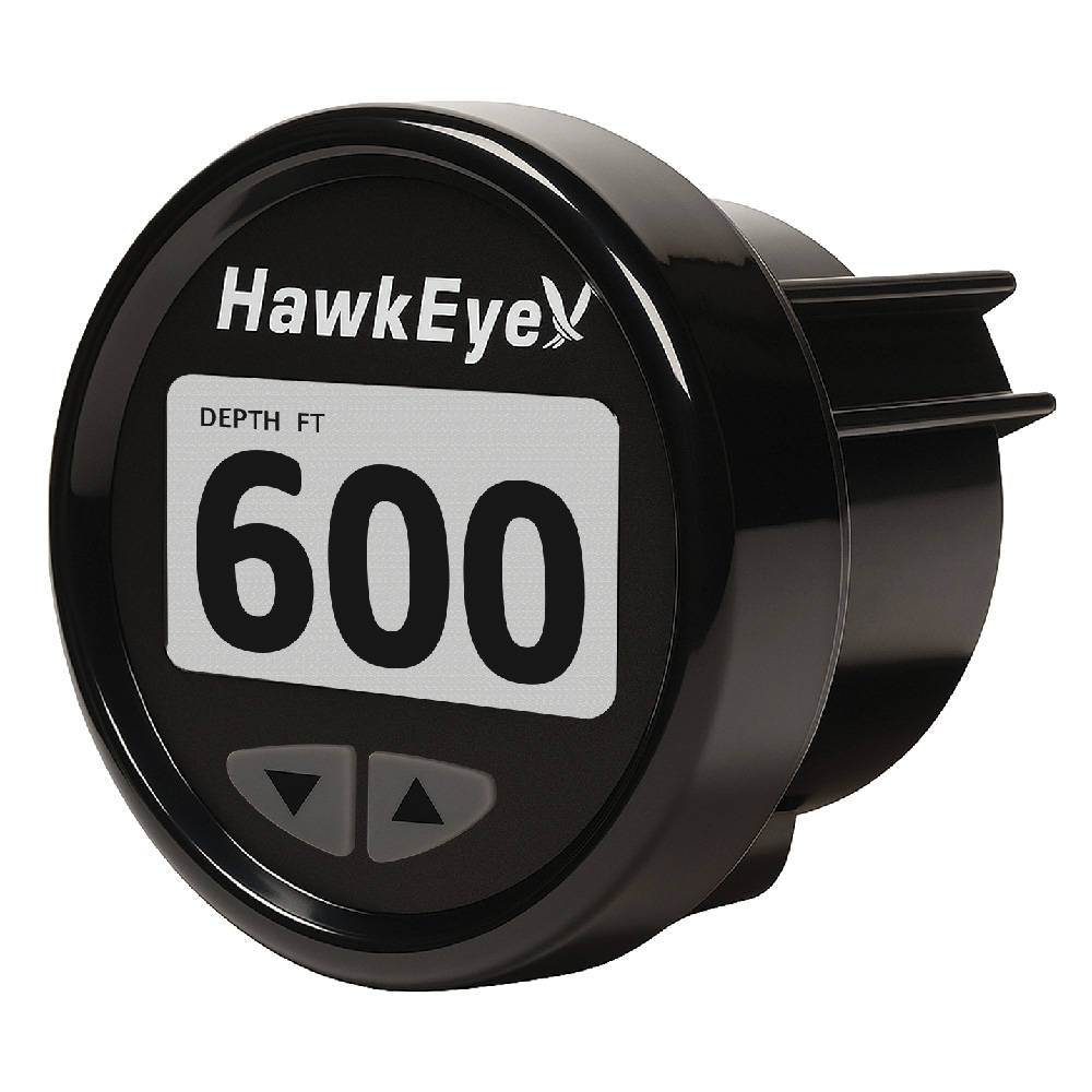 HawkEye DepthTrax&reg; Edge In-Dash Depth Finder - HD Color Display - 600' Max Depth - TM Transducer
