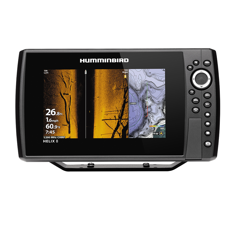 Humminbird HELIX® 8 CHIRP MEGA SI Fishfinder/GPS Combo G3N w/Transom Mount Transducer