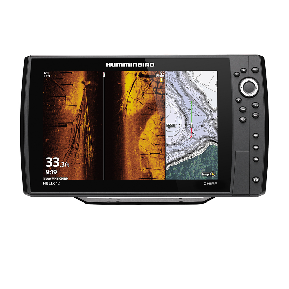 Humminbird HELIX® 12 CHIRP MEGA SI Fishfinder/GPS Combo G3N w/Transom Mount Transducer